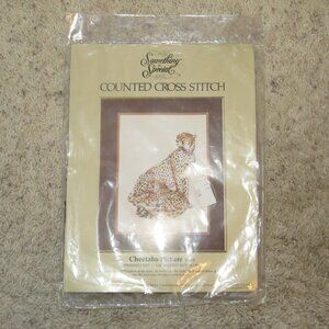 Counted Cross Stitch Kit Cheetahs Complete New